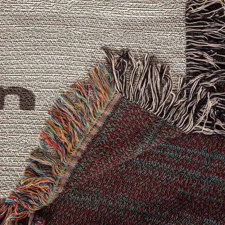 Christian Baby Girl Gift Personalized Woven Blanket Baptism/Christening Gift from Godmother Religious Nursery Decor Catholic Family