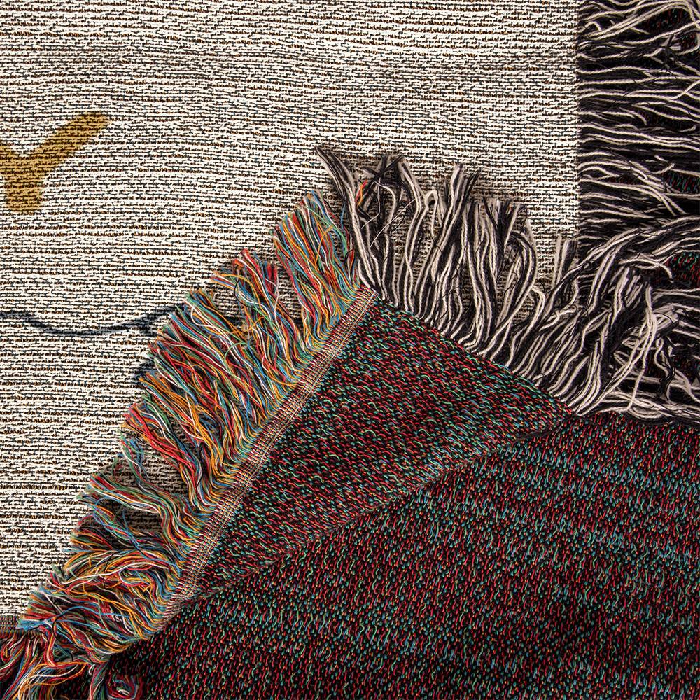 Personalized Baptism or Christening Woven Blanket