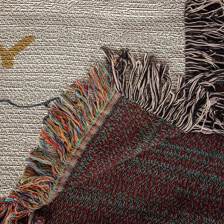 Personalized Baptism or Christening Woven Blanket