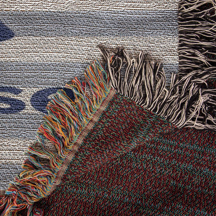 Lake House Personalized Woven Blanket