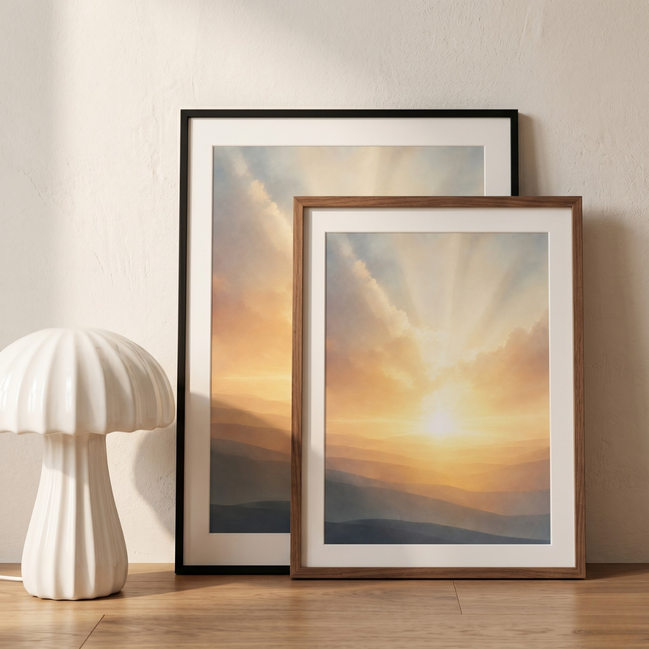 First Light — Sunrise Horizon Wall Art