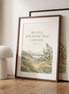 Be Still — Psalm 46:10 Watercolor Scripture Wall Art