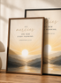 His Mercies — Lamentations 3:22-23 Sunrise Scripture Wall Art