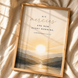 His Mercies — Lamentations 3:22-23 Sunrise Scripture Wall Art