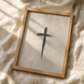 Hand of Grace — Modern Christian Cross Wall Art