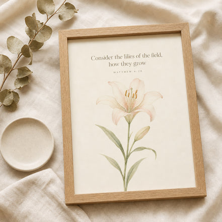 Consider the Lilies
