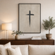 Hand of Grace — Modern Christian Cross Wall Art