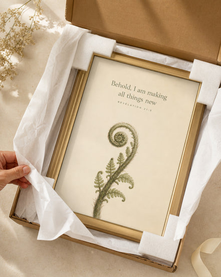 All Things New | Revelation 21:5 Wall Art | Urban Kay