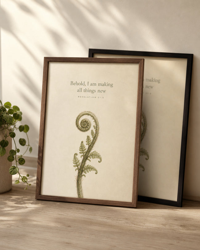 All Things New | Revelation 21:5 Wall Art | Urban Kay