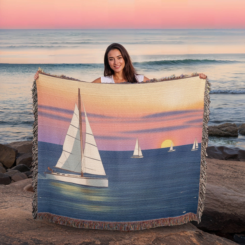 Design Your Own Personalized Custom Woven Blanket - Use Your Own Photo or Artwork