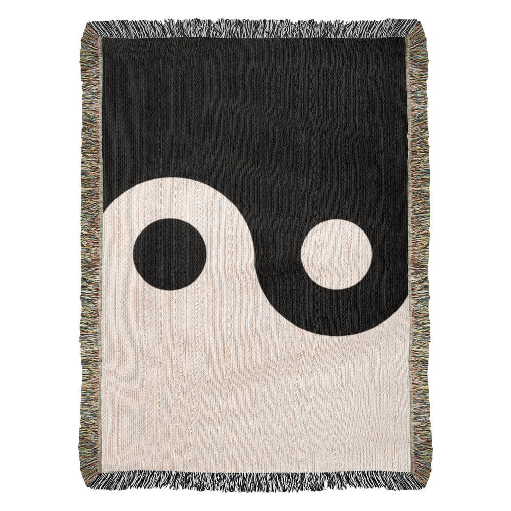 Handcrafted Yin Yang Woven Heirloom Blanket