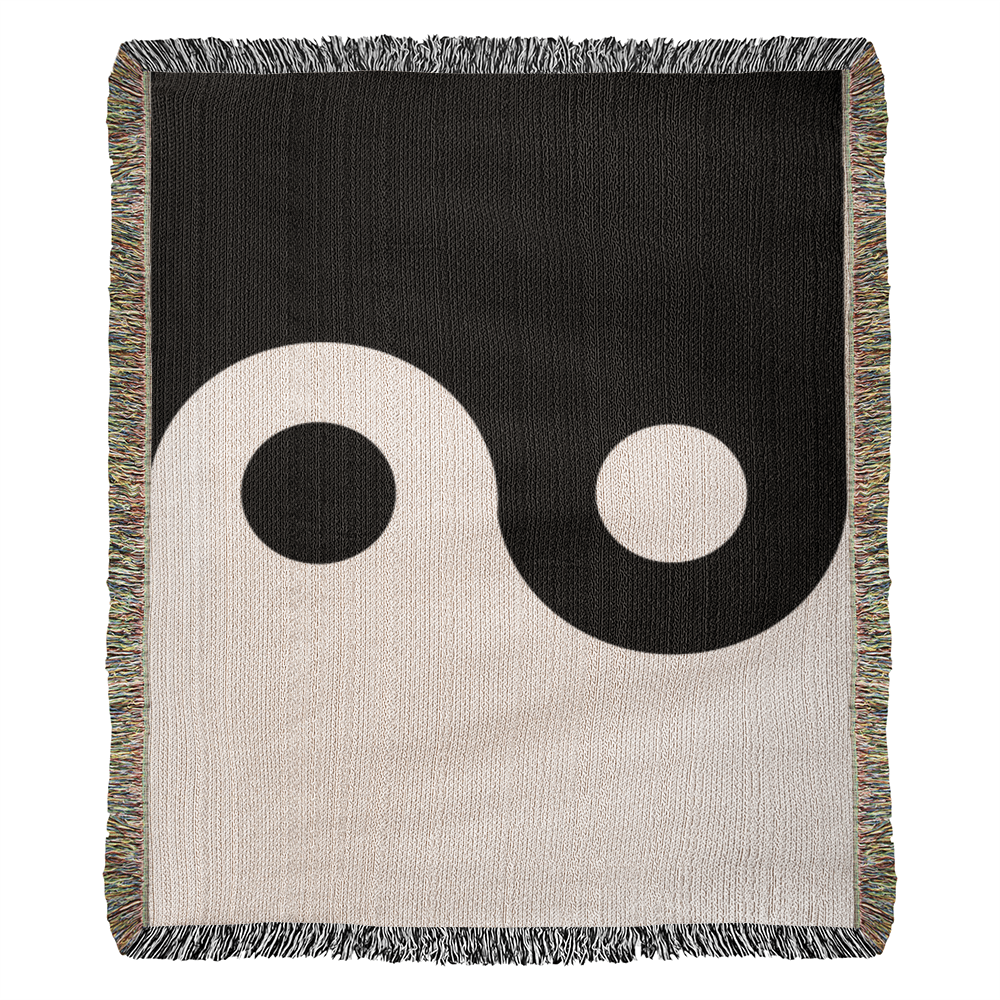 Handcrafted Yin Yang Woven Heirloom Blanket
