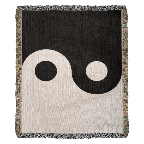 Handcrafted Yin Yang Woven Heirloom Blanket