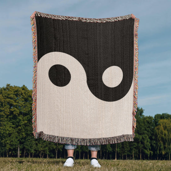 Handcrafted Yin Yang Woven Heirloom Blanket
