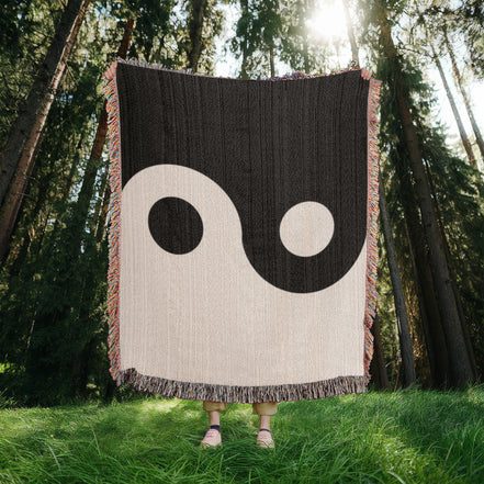 Handcrafted Yin Yang Woven Heirloom Blanket