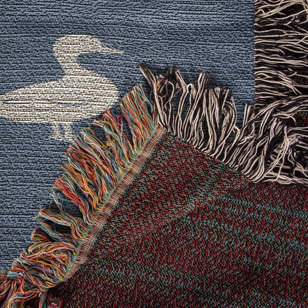 Heirloom Woven Blanket – Vintage Duck Pattern