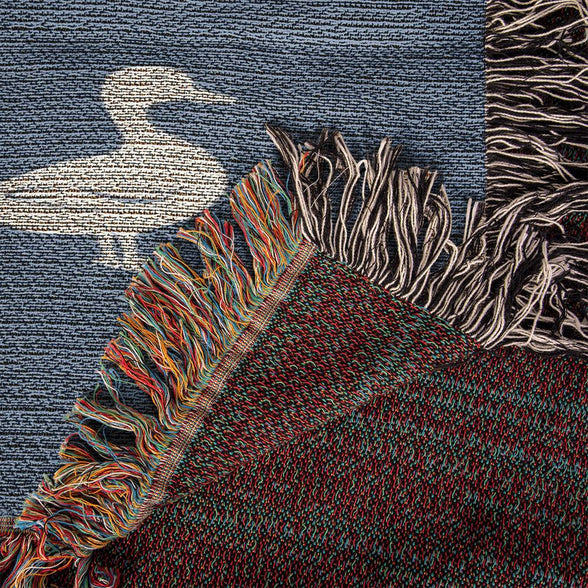 Heirloom Woven Blanket – Vintage Duck Pattern